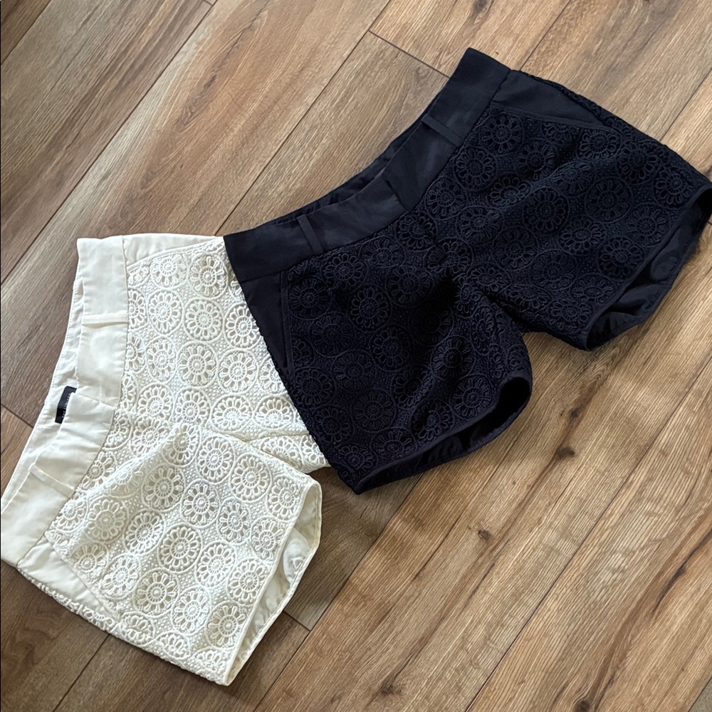The limited sz 2 Elegant Lace Women's Shorts bundle